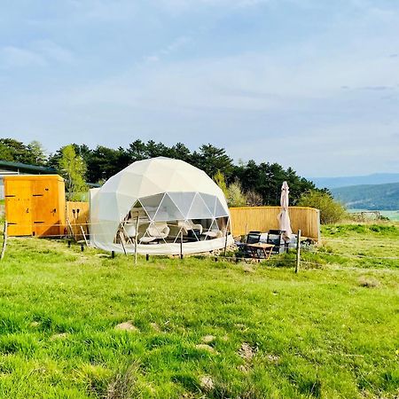Glamping Hohe Wand - Zelt Mit Sternenfenster Und Whirlpool Hotell Maiersdorf Eksteriør bilde