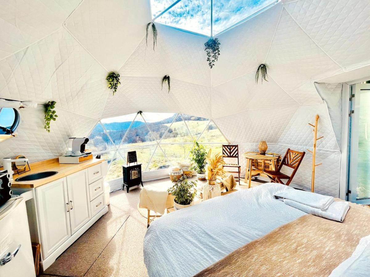 Glamping Hohe Wand - Zelt Mit Sternenfenster Und Whirlpool Hotell Maiersdorf Eksteriør bilde