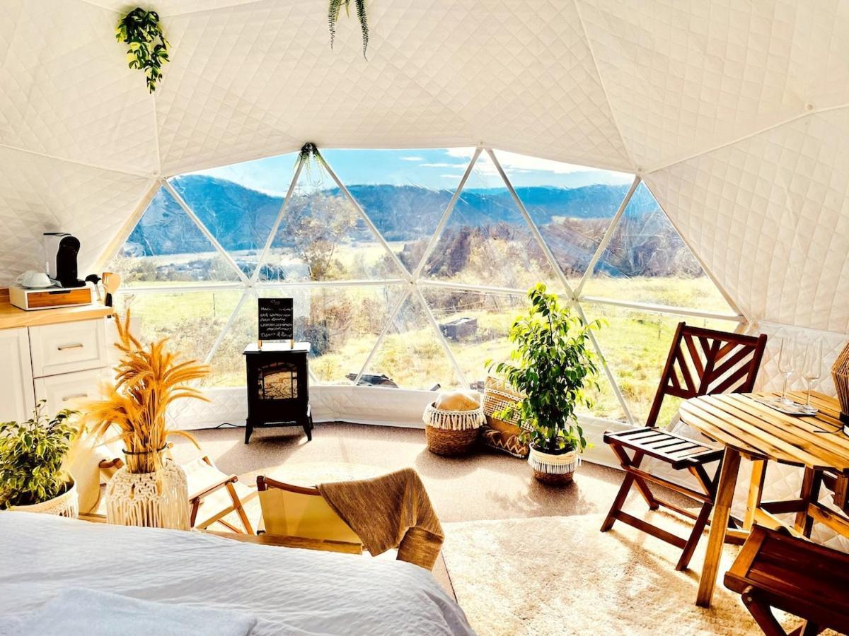 Glamping Hohe Wand - Zelt Mit Sternenfenster Und Whirlpool Hotell Maiersdorf Eksteriør bilde